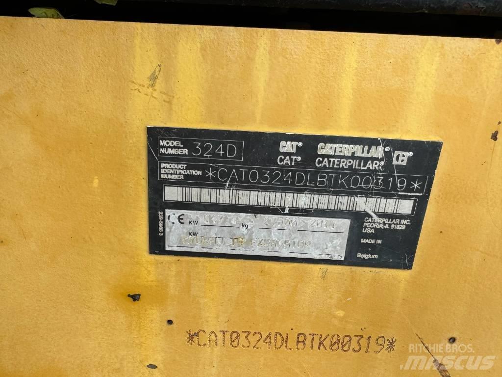 CAT 324 D L Lánctalpas kotrók