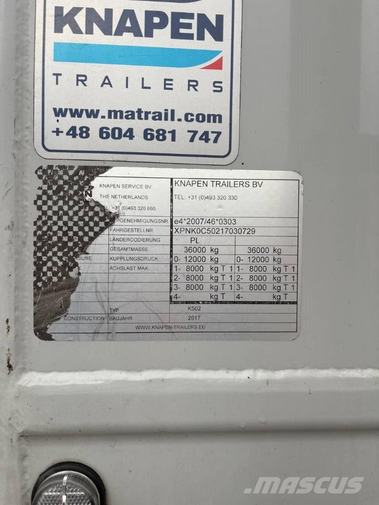 Knapen K 502 Deszkaszállító félpótkocsik