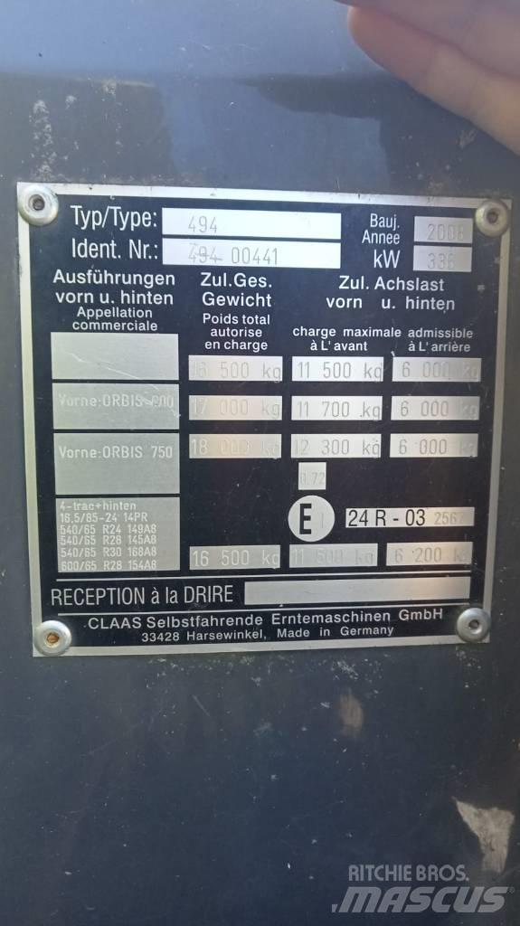 CLAAS Jaguar 940 Önjáró szecskázók