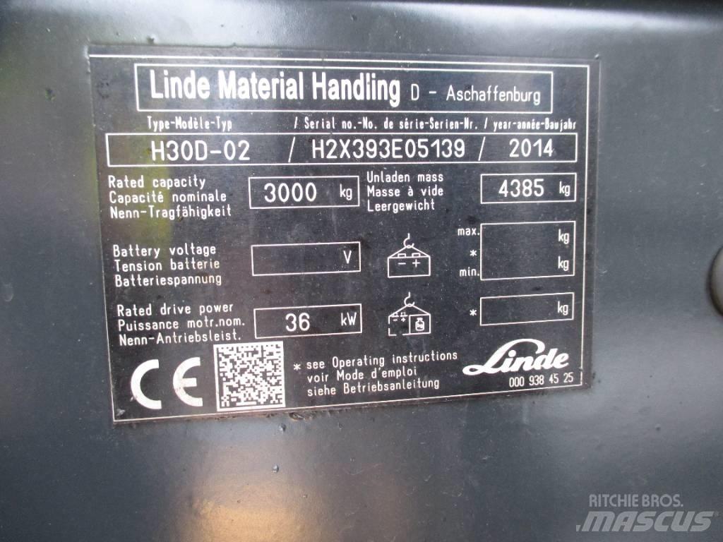 Linde H30D Dízel targoncák