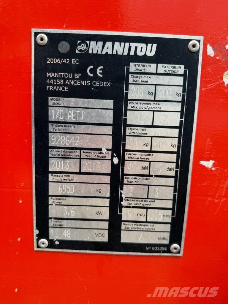 Manitou 170 AETJ Karos emelők