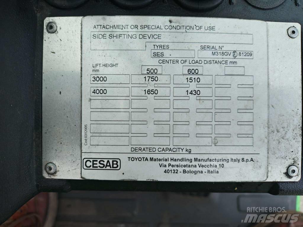 Cesab M 318 G Gázüzemű targoncák