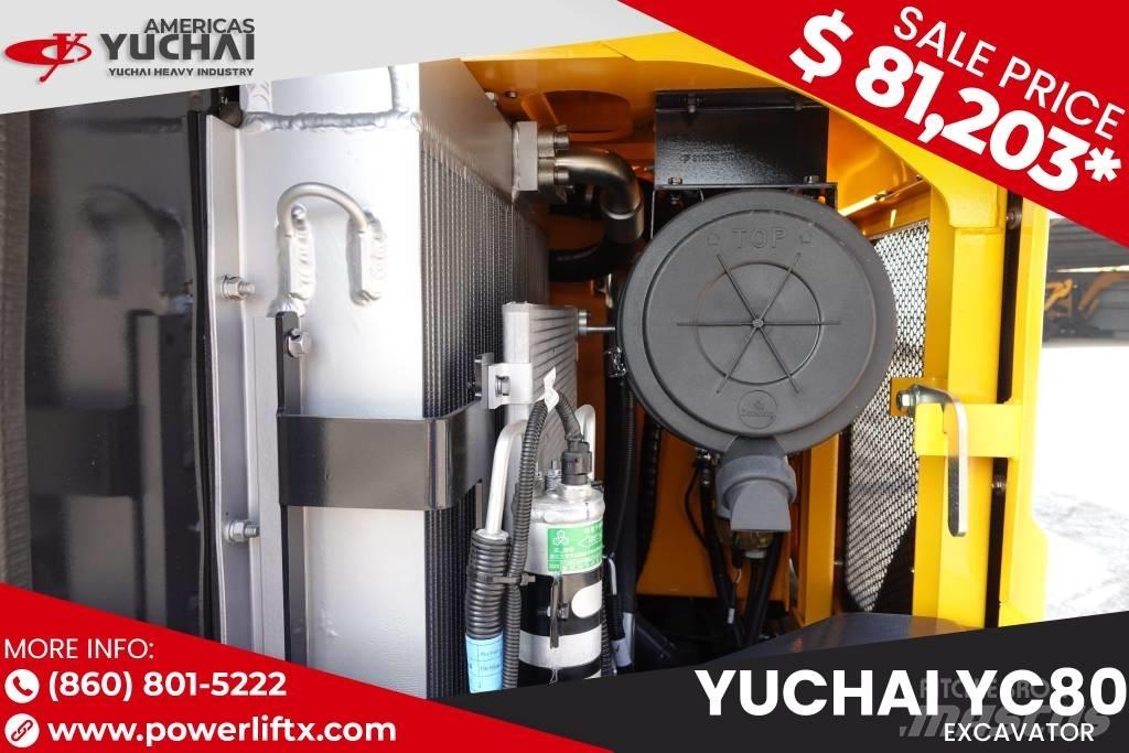 Yuchai YC80 Lánctalpas kotrók