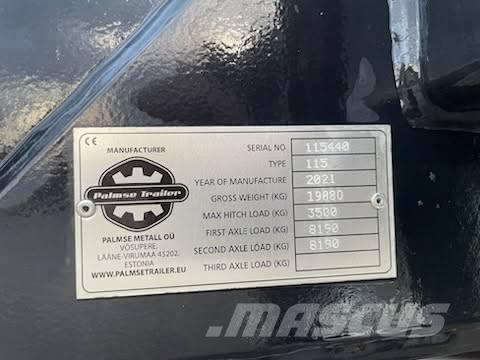 Palmse Trailer 115 Multifunkciós félpótkocsik