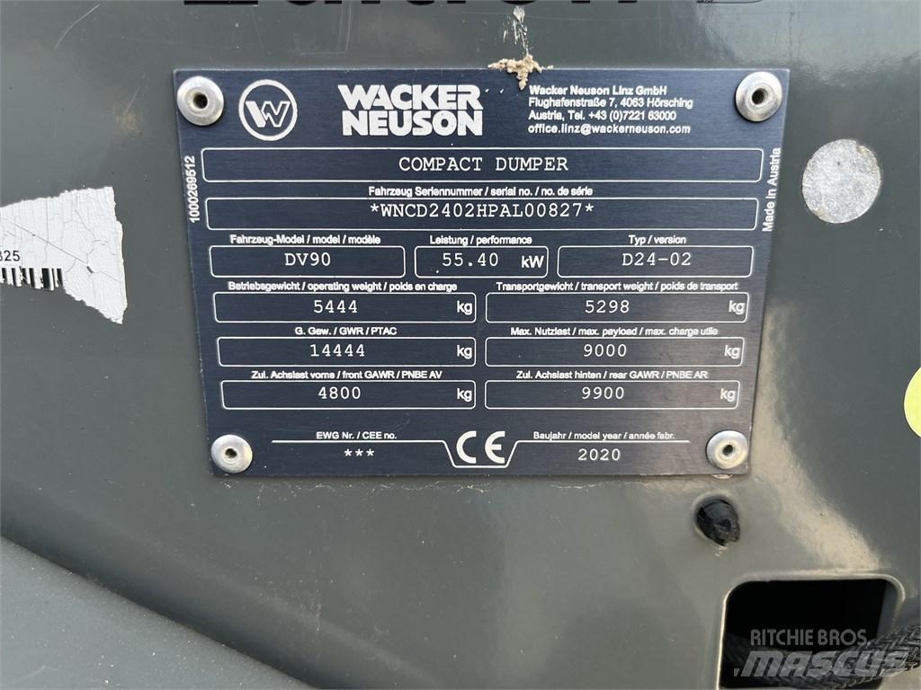 Wacker Neuson DV 90 Nehézdömper