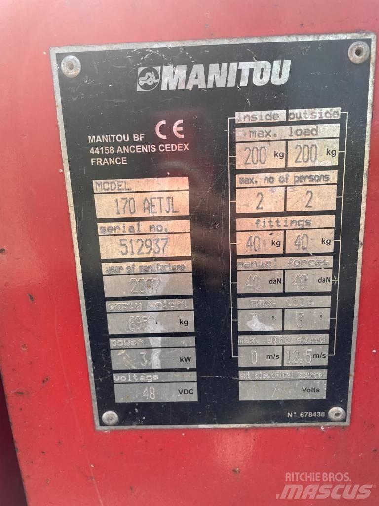 Manitou 170 AETJL Karos emelők