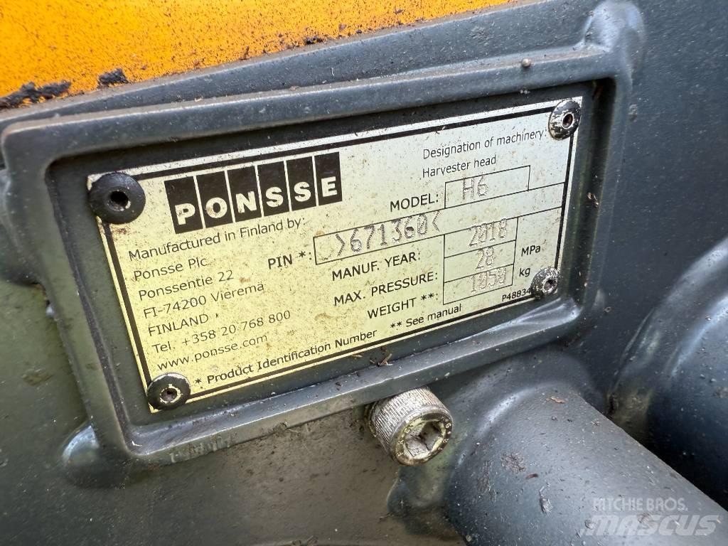 Ponsse ERGO 8W Betakarítók