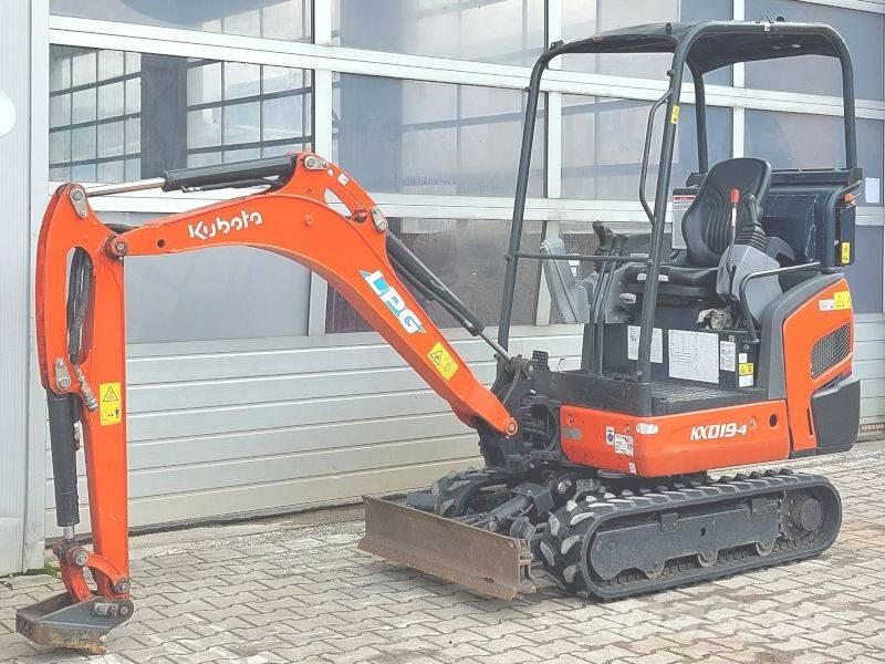 Kubota KX019-4 LPG Mini kotrók < 7t