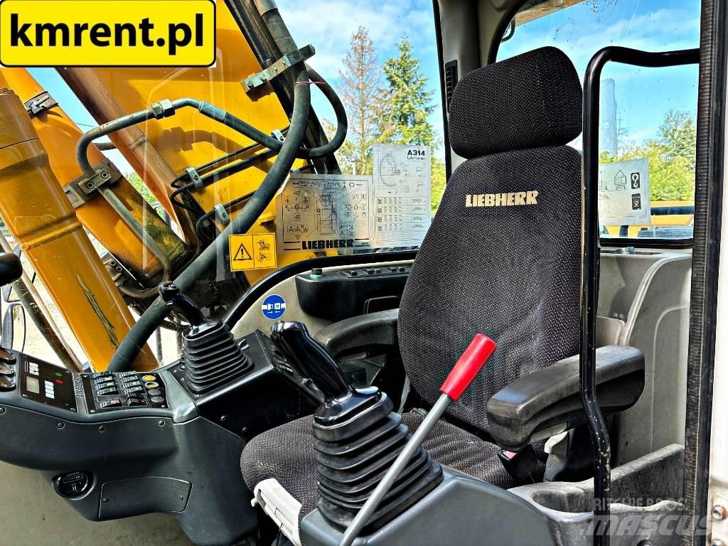 Liebherr A 314 Gumikerekes kotrók