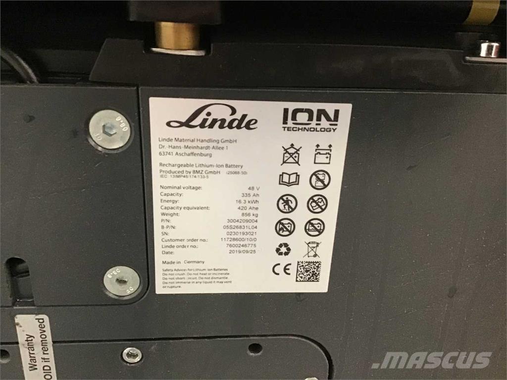 Linde E16 ION Elektromos targoncák