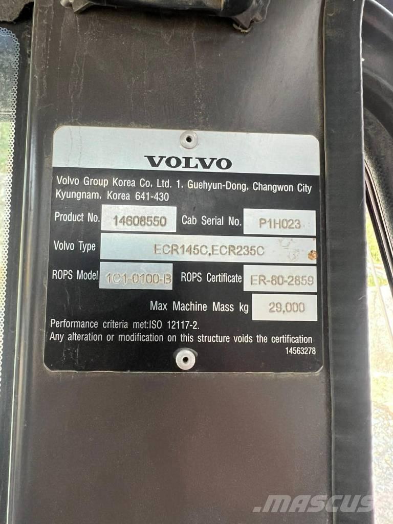 Volvo ECR 235 C L Lánctalpas kotrók