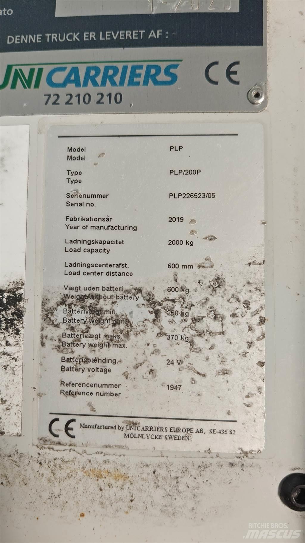 Atlet PLP200 Targoncák-Egyéb