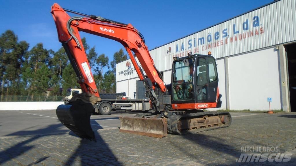 Kubota KX 080-4 Közepes (midi) kotrók 7 t - 12 t