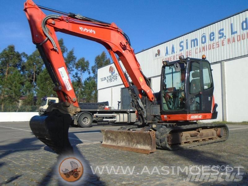 Kubota KX 080-4 Közepes (midi) kotrók 7 t - 12 t