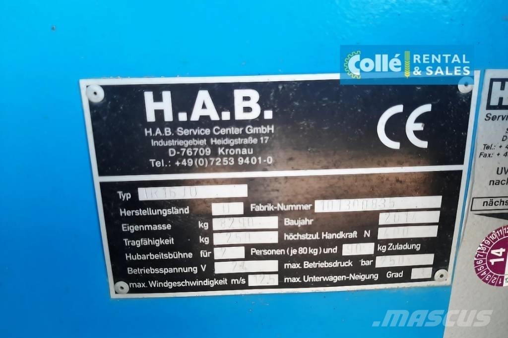 HAB TR16JD | 2014 Teleszkópos emelők