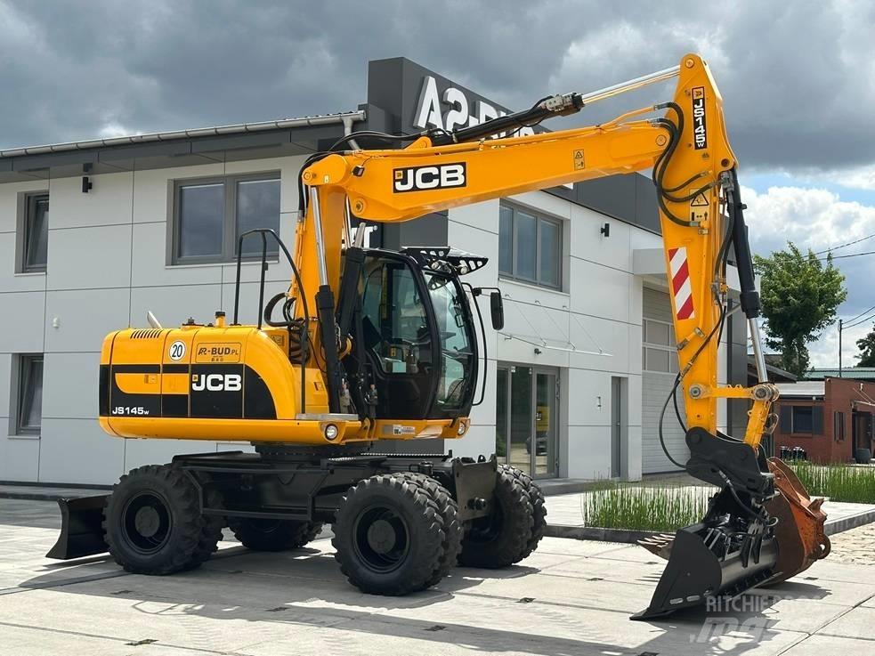 JCB JS 145 W Gumikerekes kotrók