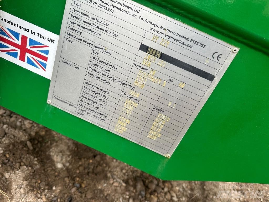 NC Pt22 Egyéb mezőgazdasági pótkocsik