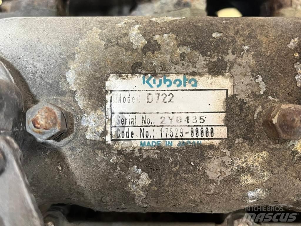 Kubota D722 ENGINE Motorok