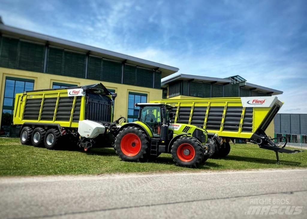 Fliegl Cargos Önrakodó pótkocsik