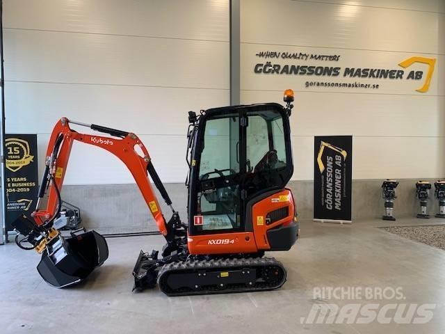 Kubota KX 019-4 Mini kotrók < 7t