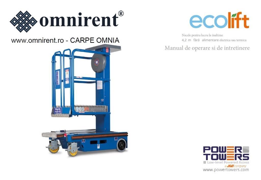JLG Ecolift push-around emelők