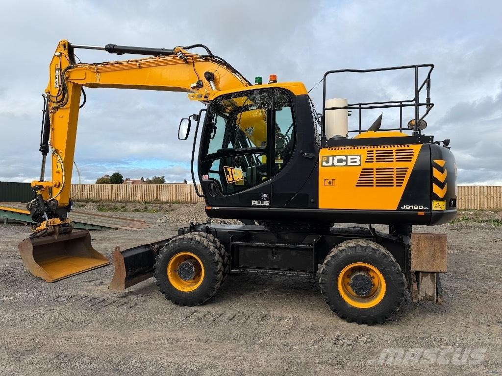 JCB JS 160 W Gumikerekes kotrók