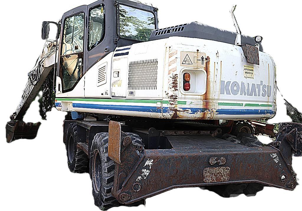 Komatsu PW 140-7 Kotrórakodók