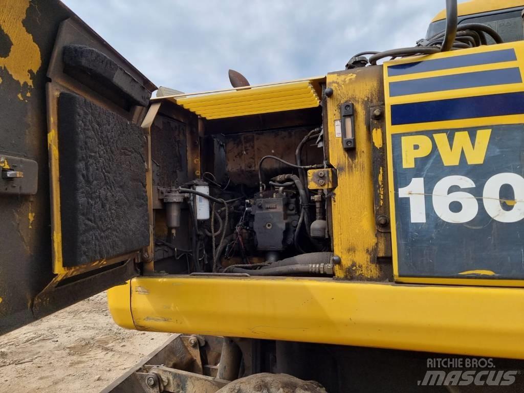 Komatsu PW 160-7 Gumikerekes kotrók