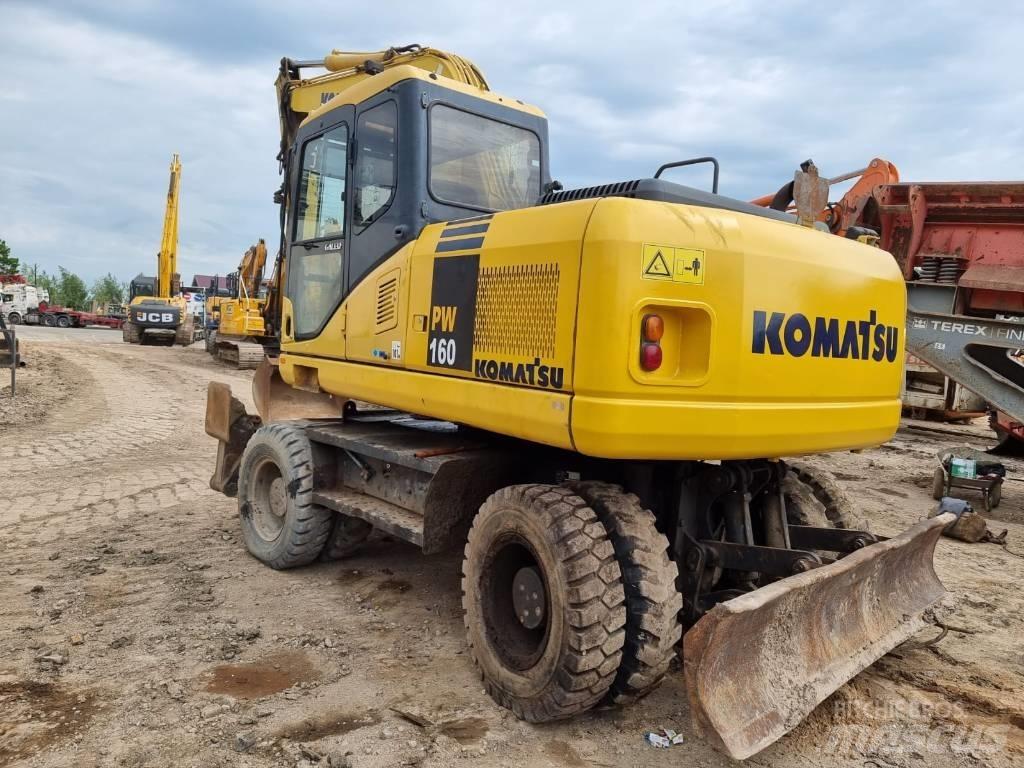 Komatsu PW 160-7 Gumikerekes kotrók