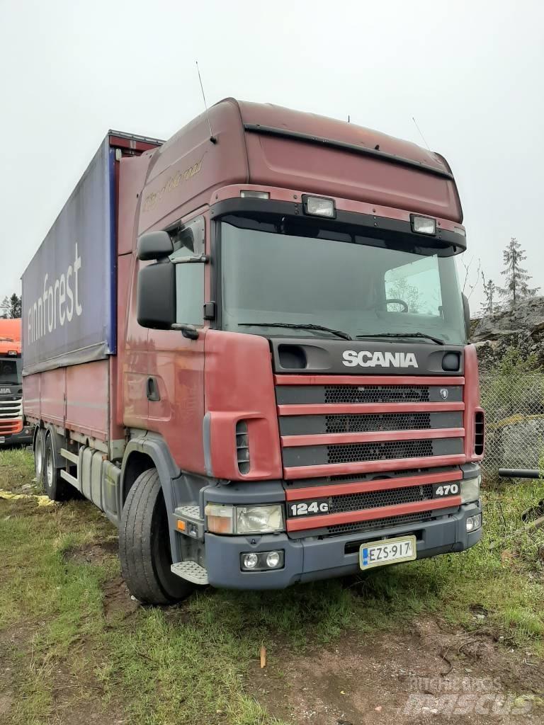 Scania R 124 Elhúzható ponyvás