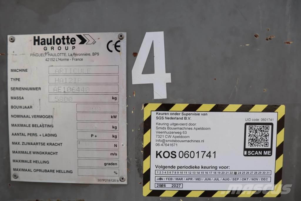 Haulotte HA12IP 2WD Karos emelők