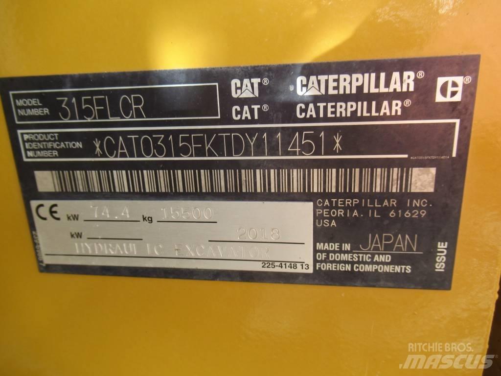 CAT 315F LCR Lánctalpas kotrók