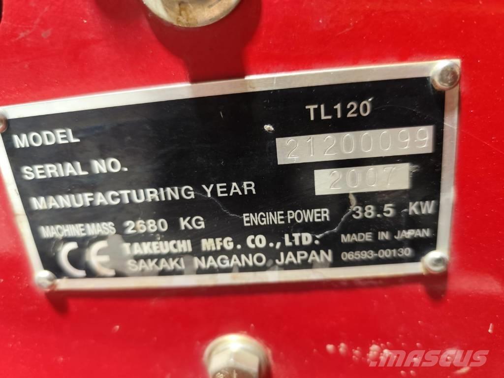 Takeuchi TL120 Kompaktrakodók