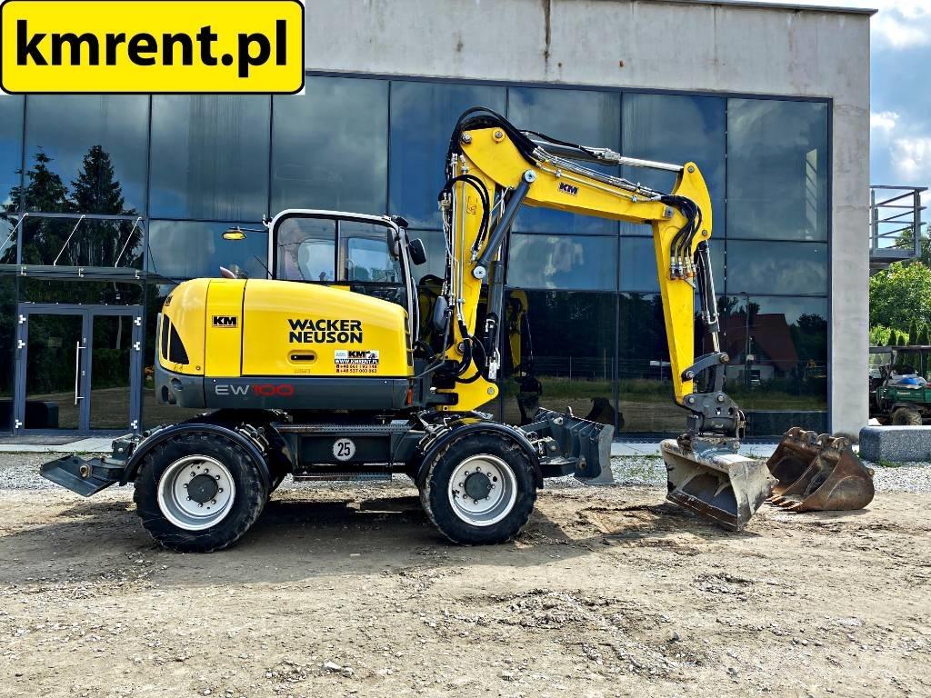 Wacker Neuson EW 100 Gumikerekes kotrók