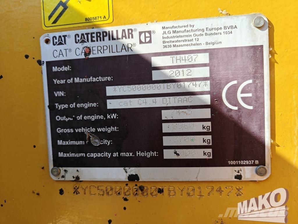 CAT TH 407 Teleszkópos rakodók