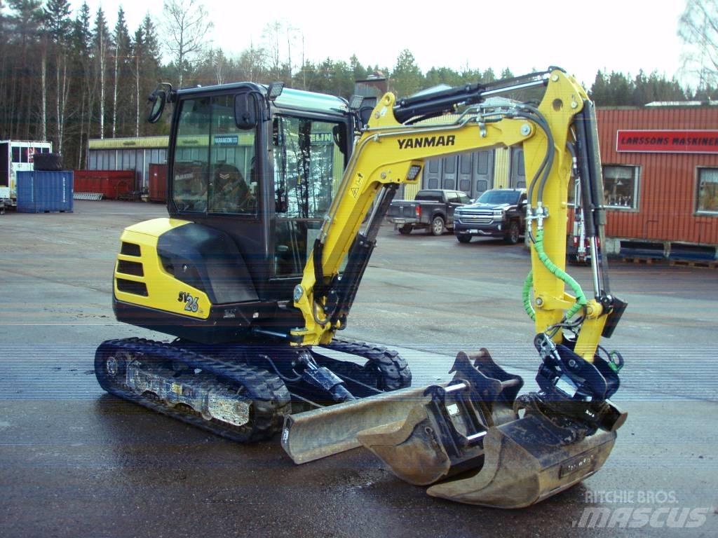 Yanmar SV 26 Mini kotrók < 7t