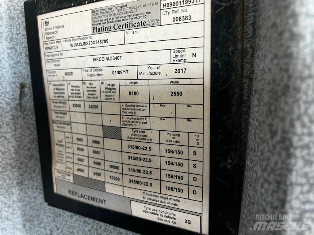 Iveco TREKKER 410 Billenő teherautók