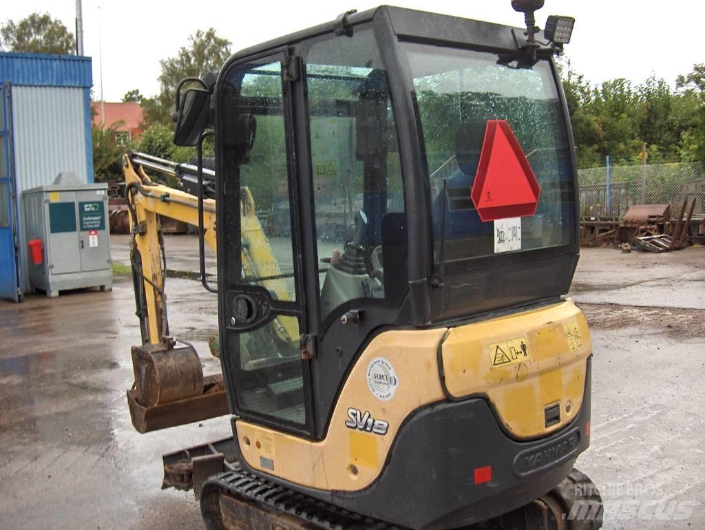 Yanmar SV 18 Mini kotrók < 7t