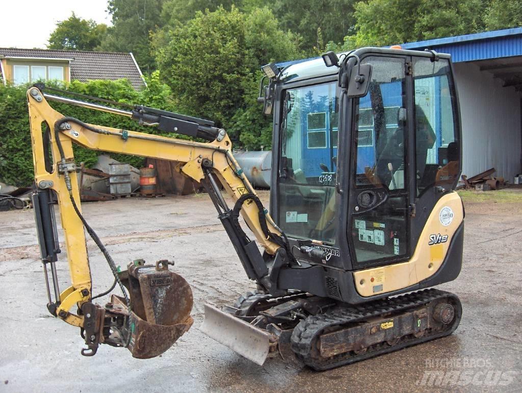 Yanmar SV 18 Mini kotrók < 7t