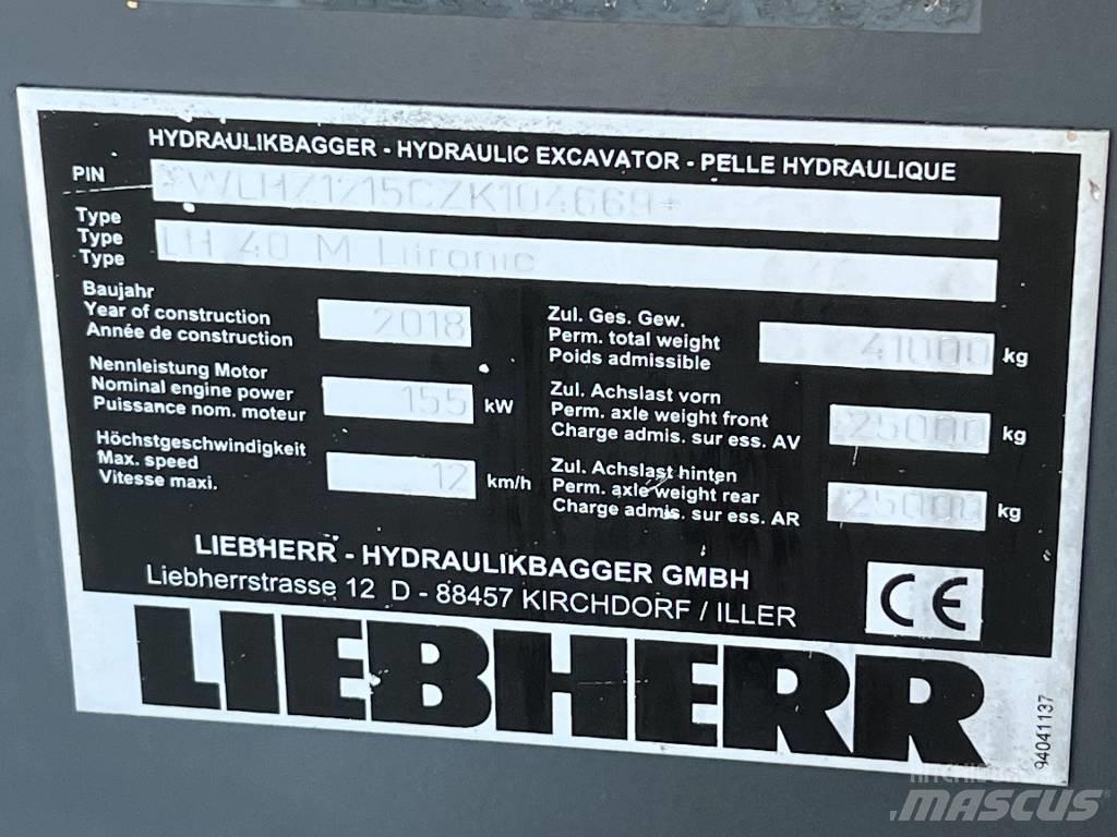 Liebherr LH 40 M ERC Anyagmozgatás - Egyebek