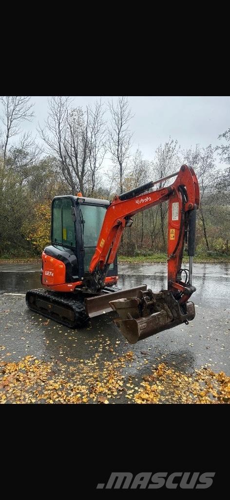 Kubota U 27-4 Mini kotrók < 7t