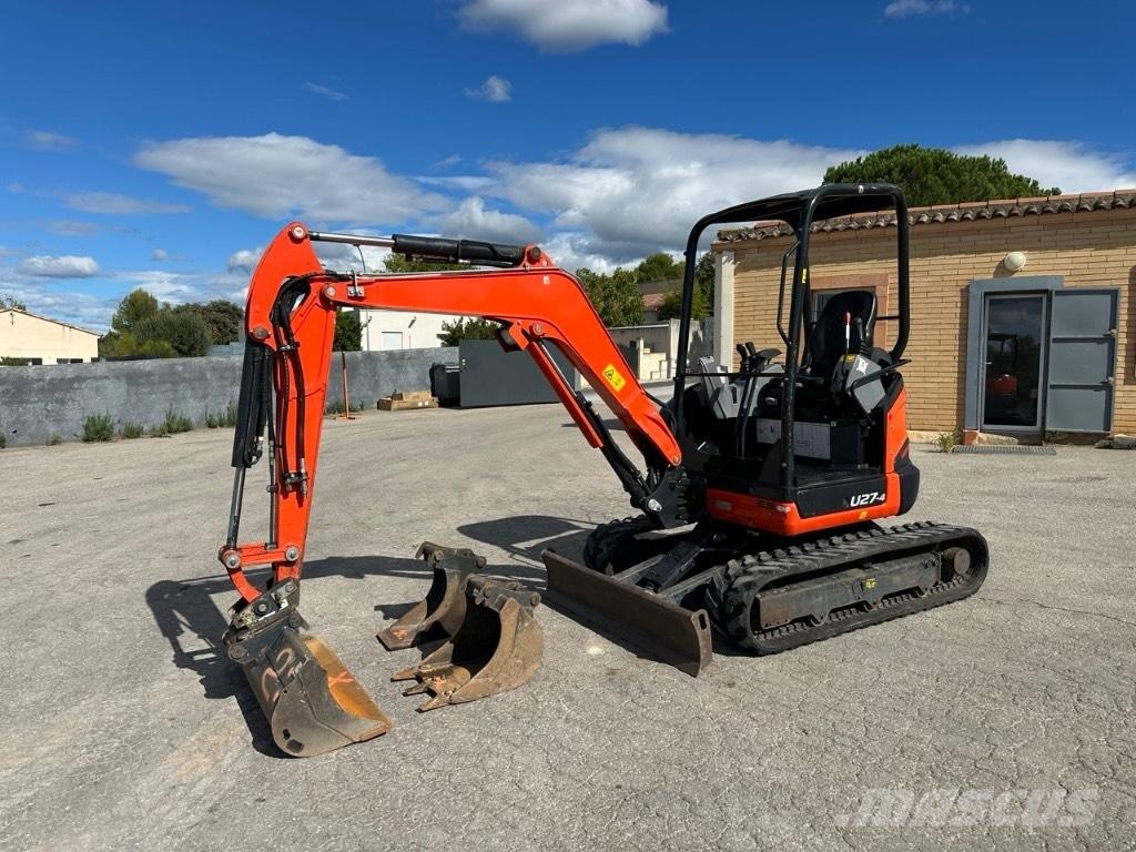 Kubota U 27-4 Mini kotrók < 7t