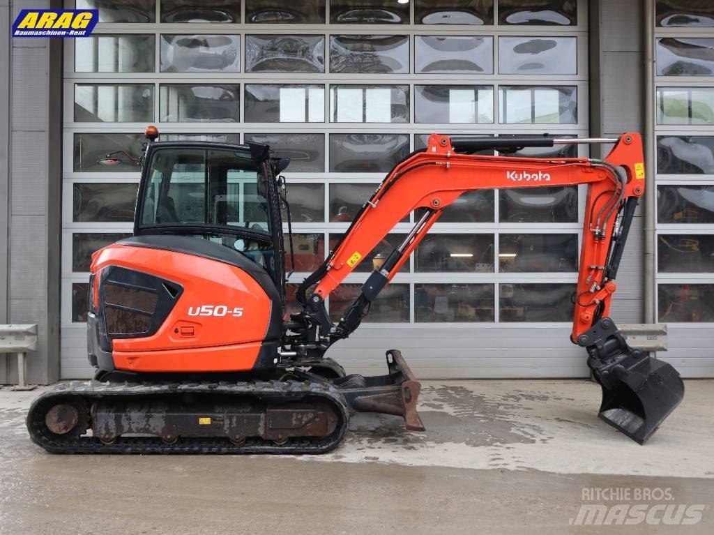 Kubota U 50-5 Mini kotrók < 7t