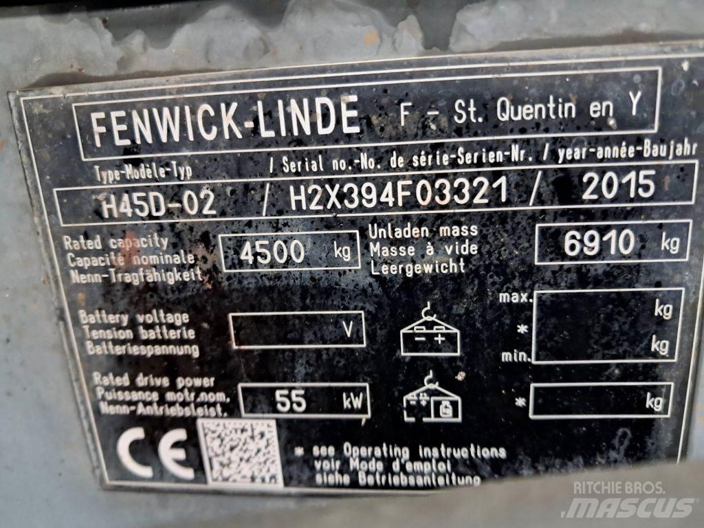 Linde H45D-02 Dízel targoncák