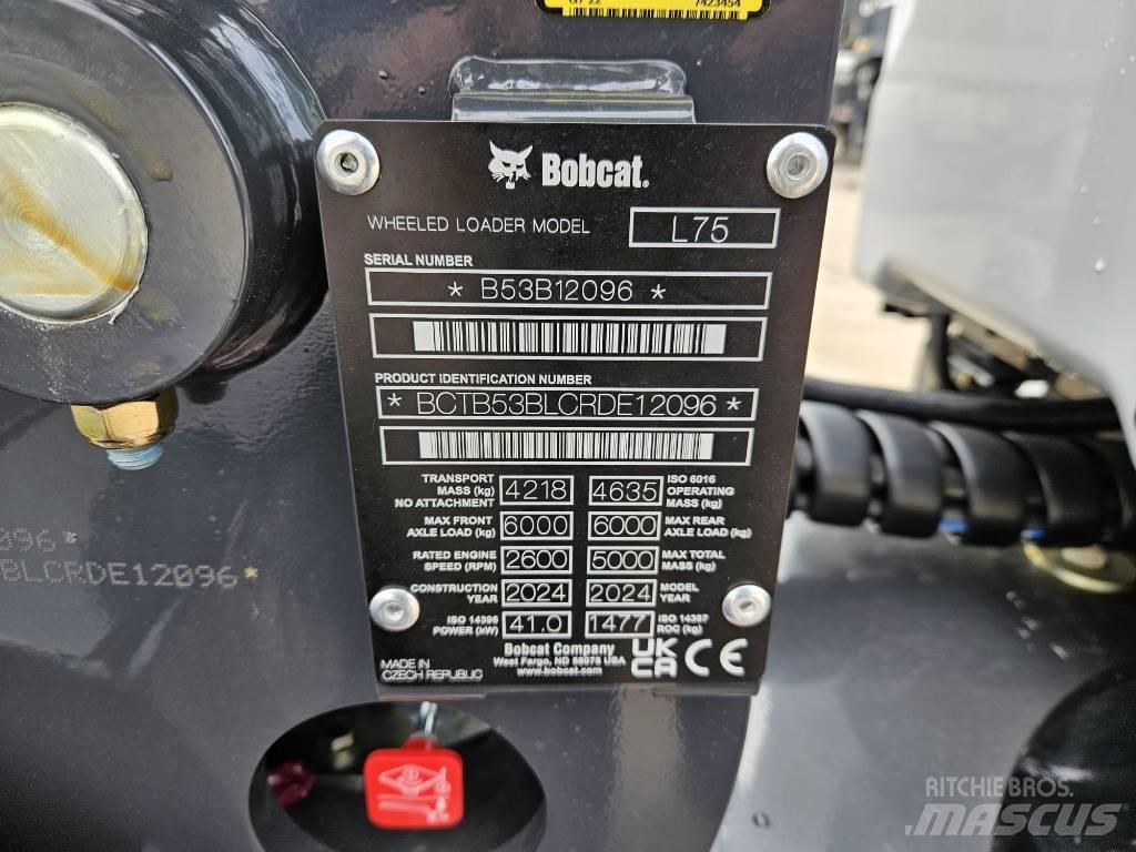 Bobcat L 75 Gumikerekes homlokrakodók