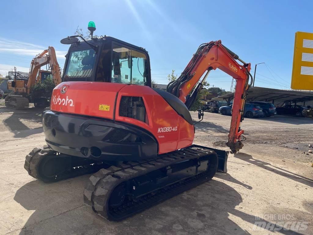 Kubota KX 080-4 Közepes (midi) kotrók 7 t - 12 t