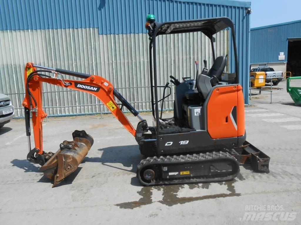 Doosan DX 19 Mini kotrók < 7t