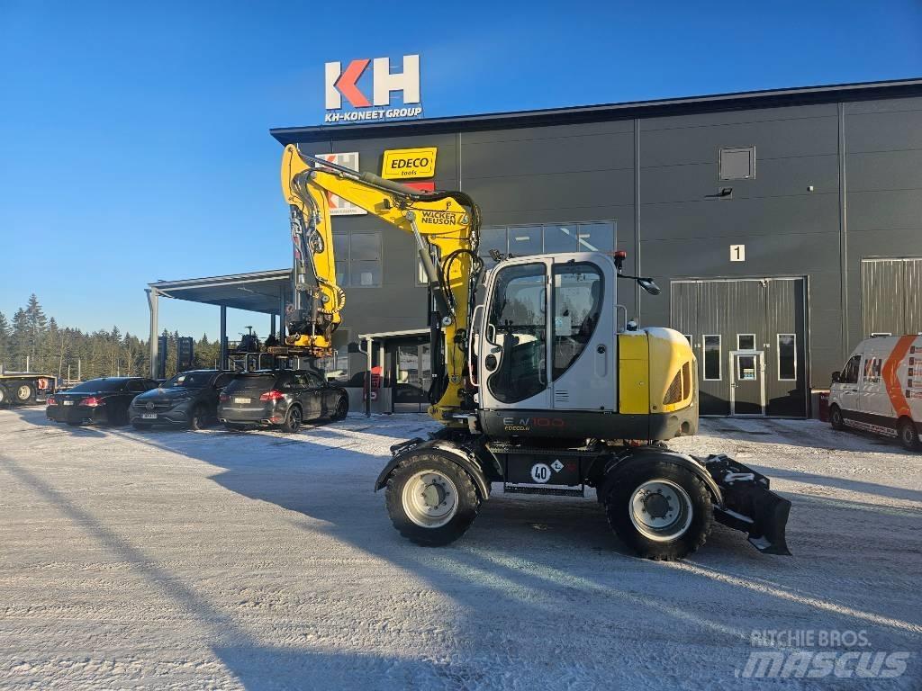 Wacker Neuson EW 100 Gumikerekes kotrók