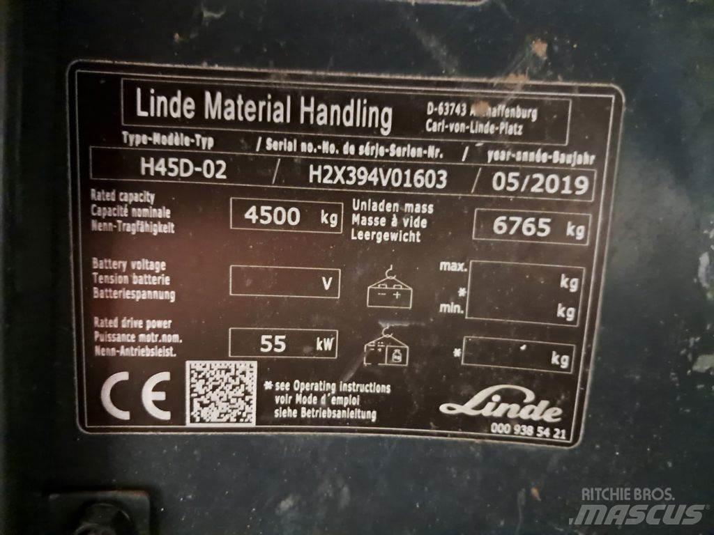 Linde H45D-02 Dízel targoncák