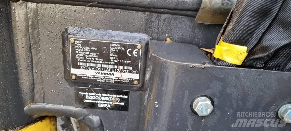 Yanmar Vio 57 Mini kotrók < 7t